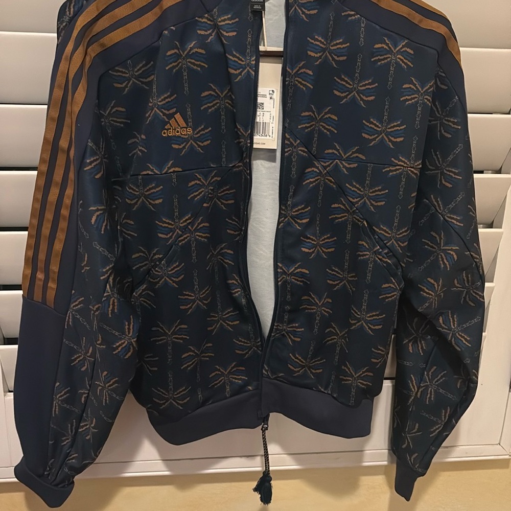 - Adidas Navy and Bronze Farm Rio Track Suit, S pant & M top Women’s